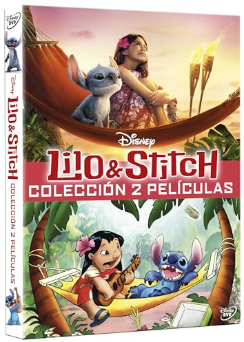 Lilo y Stitch (DVD) Pack 2 peliculas: Lilo y Stitch (2025) Imagen Real + Lilo & Stitch (2002) Animacion