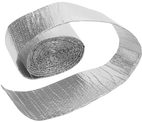 CLISPEED Reflective Bubble Insulation Foil Durable Foam Barrier for Home Walls Roofs Attics Greenhouses and Pipes Heat Retention and Energy Saving Wrap