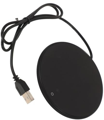 STOBAZA USB Coaster Mug Warmer Electric Heating Coaster for Desk Reusable Winter Mug Warmer for Home Office Use Keeps Beverages Warm