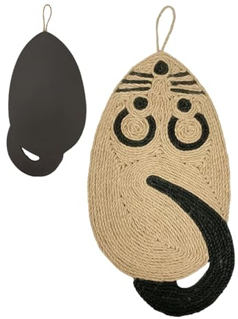 Tavola Graffiante Per Gatti - Sisal Naturale Resistente All'Usura Con Forma Di Topo,Cuscinetti Graffianti E Protettore Mobili Per Gatti,Per Gattini Piccoli Grandi Giocare Esercitarsi Riposare