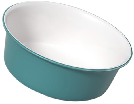 MAGICLULU Bassine à Laver Grosse Taille Bicolore Vert et Blanc en Plastique, Lavabo Multifonction pour Salle de Bain Cuisine, Bac à Laver pour Pieds, Linge de Bébé et Vaisselle, pour