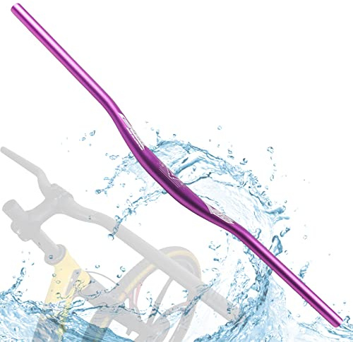 WRTN Bicycle Handlebar, Aluminium Alloy MTB Rise Bar 31.8 * 800mm Cycling Accessories Bike Parts for MTB Road Bike(Purple)