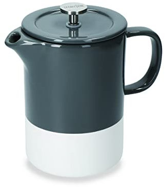La Cafetière Cool Grey Ceramic Cafetière Barcelona Cool Grey Keramik, 850 ml, Grau