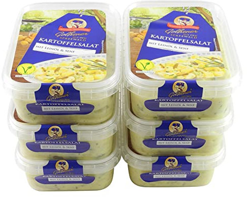 Kartoffelsalat mit Leinöl & Senf 6er Set (6 Packungen à 200 g)