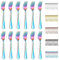 Evanda Dessert Forks 12 Pieces, Rainbow Titanium Plating Stainless Steel Pastry Forks Set, Fruit Forks, Mini Cake Forks, Appetizer Forks for Home, Wedding, Party, Cafe, Restaurant, Dishwasher Safe.