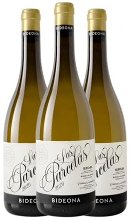 Península Bideona Las Parcelas Blanco Viura Rioja 75 cl Vino blanco (Caja de 3 Botellas de 75 cl)