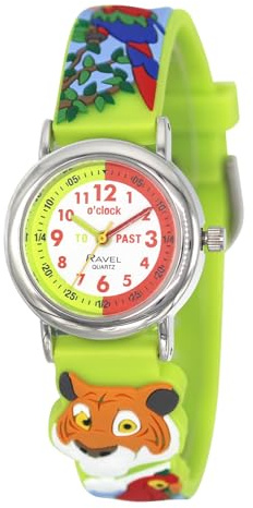 Ravel Kids Time Teacher Watch, Grönt djurliv, barns vardag