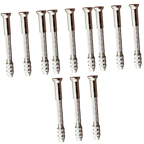 Uonlytech 12piezas Mini Taladro Manual Herramienta De Perforación Para Modelos Para Proyectos De Bricolaje y Manualidades