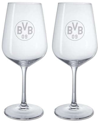 Dortmund Borussia BVB Weinglas 2er Pack