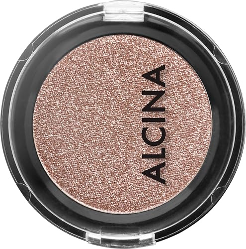 ALCINA Eyeshadow Cosmic chocolate - vielfältig einsetzbar - schimmernde, metallische Pigmente retuschieren optisch Augenfältchen - intensive Farbabgabe - brauner Lidschatten