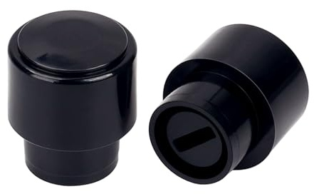 Banworks Imperial 4.9mm 3-Way Toggle Switch Tip Pickup Selector Switch Cap | Guitar 4.9mm (3/16) Barrel Switch Knob Tip Caps for USA Fender Telecaster Tele Electric Guitars Pack of 2 JT/DWQM-02 Black