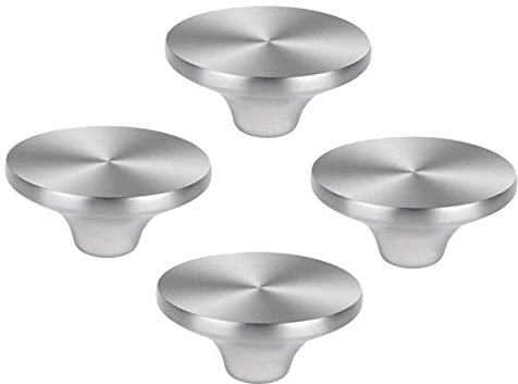 TIDTALEO Lot de 4 Poignées en Acier Inoxydable pour Couvercle de Casserole Boutons Résistants Chaleur Accessoires Cuisine Universels pour Marmites et Woks