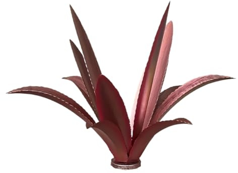 Flaroey 1 Pezzo di Scultura Rustica Tequila, DIY Metal Agave Plant, Decorazione Artistica da Giardino, Decorazione per la Casa, Interni Ed Esterni.
