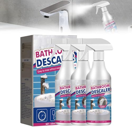 Limpiador de Baño Extra Fuerte, Limpiador Multifuncional 2026 para Cabina de Ducha, Eliminador de Manchas para Manchas Resistentes, Limpiador de Cal para Ducha, Limpiador para Cristal (3)