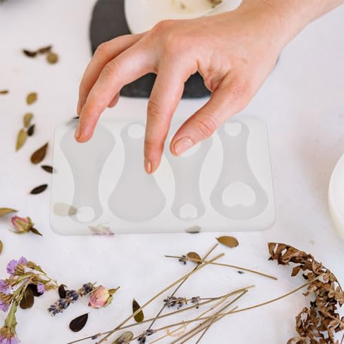 CORHAD 2 pièces Moule Silicone Jeton Caddie pour DIY Flexible et Effet Miroir pour Porte-clés et Décorations Artisanales