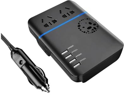 Convertitore Power Inverter Convertitore Per Auto Da 200 W Convertitore Da 12 V A 220 V Adattatore Per Caricabatterie Trasformatore Accendisigari Presa Uscita USB
