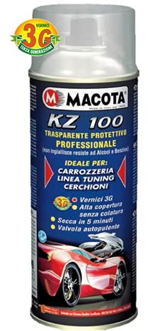 LGVSHOPPING Macota Trasparente Opaco Protettivo Vernice Bomboletta Spray 200ml Tuning KZ100