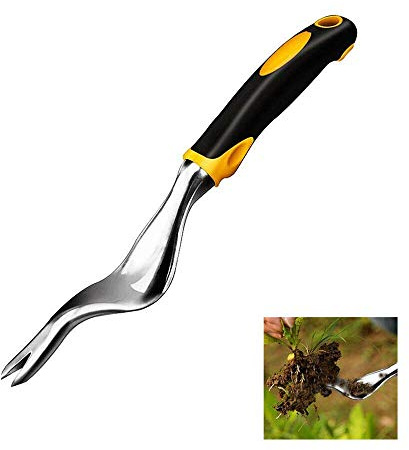 BE-Tool ogräsrensare, 1 st trädgårdsogräsrensare ergonomiskt handtag aluminiumlegering ogräs verktyg ta bort maskrosor, tistlar och andra ogräs