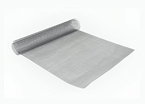 Home-Vision® Fliegennetz Meterware Insektenschutz Fliegengitter Fenster Alu Rahmen Insektenschutz Mückenschutz Fliegenschutzgitte Fliegenschutz 3 Farben des Profils(Fliegennetz, Grau, Breite 150cm)