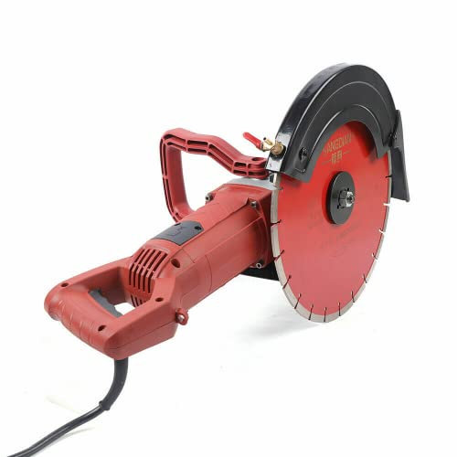 RibasuBB Mauernutfräse 3000W 3800 U/min, 5,3-Zoll Maximale Sägetiefe, 220V Schlitzfräse Wandschlitzer Maschine Elektrische, Wand Chase rzum Schneiden von Marmor, Granit, Beton