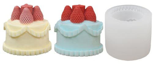 Moldes Tartas Silicona 2 Piezas De Moldes De Silicona Para Tarta De Fresa Mousse De Chocolate Casero Moldes Para Velas De Tarta De Helado