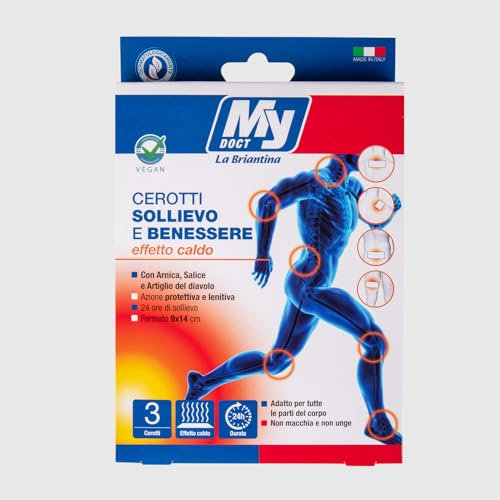 My Doct Cerotti Lenitivi Effetto Caldo, 14x9 cm, 3 pz