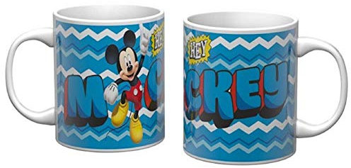 Tazza per bambini Topolino Disney tazza in ceramica modello mug 320 ml da colazione con scatola