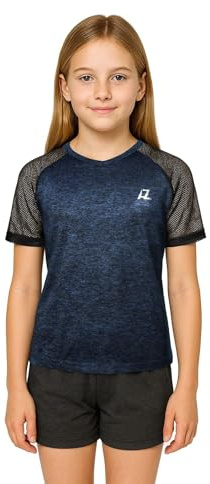 A2Z 4 Kids Girls Raglan Short Sleeve - T Shirt 561 Navy 11-12