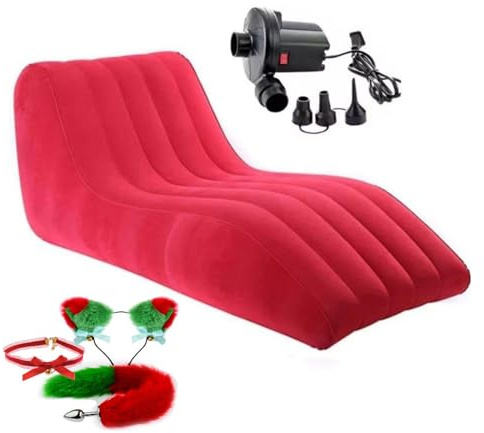 ZJZFL Sofá Inflable Sillón reclinable para Sentarse y acostarse,Kit3