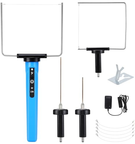 Jhua Set di utensili per tagliare la schiuma con coltello a filo caldo 4 in 1 taglierina per polistirolo elettrico strumento di taglio con 4 penne per macchina da taglio per arti artigianali fai da te