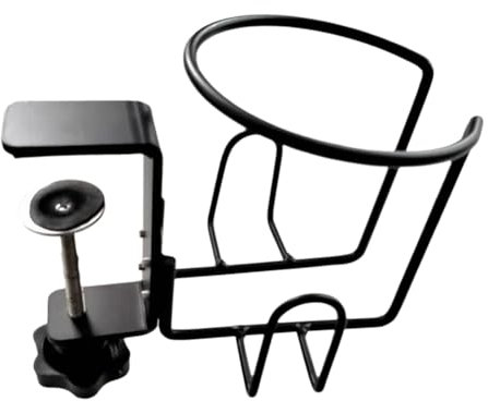 Pqahffowr Portavasos de Mesa con Clip Portavasos de Metal Portavasos para Bebidas, Portavasos para Latas, Portavasos de Mesa, Portavasos con Clip