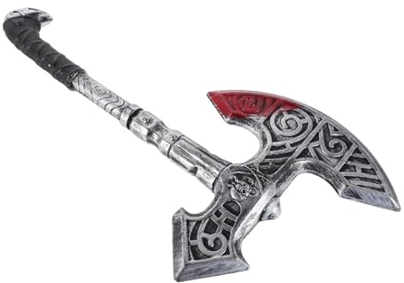 minkissy Simulierte Waffenprops simulierte gefälschte Halloween-Performance-Requisite -Accessoires für Männer Zubehör Plastik Silver