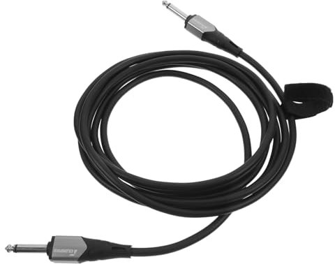 HOMSFOU 3m Câble Audio Mâle vers Mâle pour Guitare Cordon Droit Compatible Basse Et Instruments Blindage Torsadé