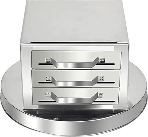 CQIKRWGWS Cassetto per la Cottura a Vapore del Riso in Acciaio Inossidabile a 3 Strati, Macchina per Il Riso, Latte, Forno, Ricette, Utensili da Cucina~/