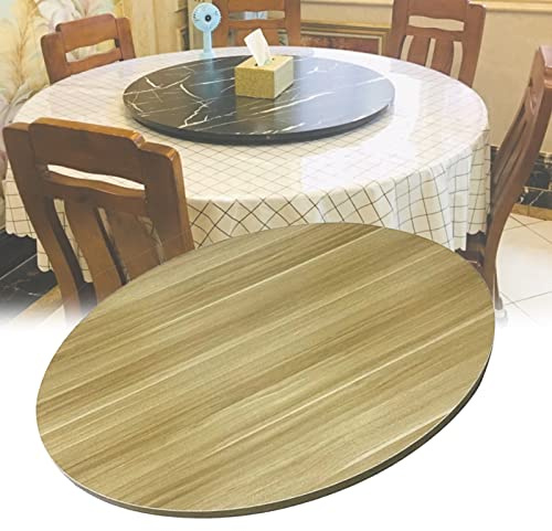 Tocadiscos grande de nogal – Bandeja redonda de madera de 50 cm a 100 cm, para cocina y mesa de comedor, fácil de compartir alimentos y plato giratorio, perfecto para entretenimiento