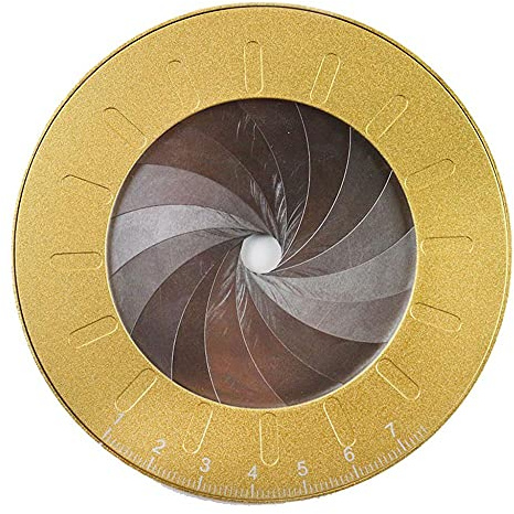 Telituny Verstellbarer Kreiszeichner, Rotary Kreisschablone Edelstahl 304 | 25-75 mm Kreislineal Kreiszeichenwerkzeug, Öffnung durch Drehen Verstellbar, für Zeichnen, Messen, Schule und unterwegs