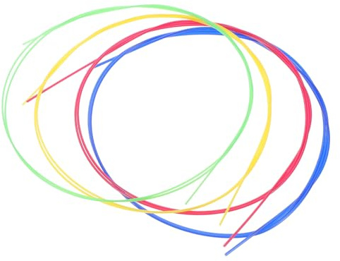 DECOMELODY 4 Stück Nylon Ukulelensaiten U104 Bunt Modellspezifisch Langlebig Musikinstrumentenzubehör Für Anfänger Und Fortgeschrittene