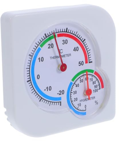 Anneome Termometro Analogico Igrometro Misuratore Di Temperatura e Umidità Interno Ed Esterno Per Casa, Cucina, Terrazza