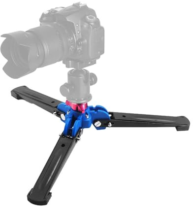 Akozon Base Versatile per Treppiede e Monopiede con Vite da 3/8 per Fotocamere DSLR Compatta per Supporto Fotografico Stabile con Rotazione a 360°