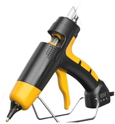 Pistola per colla a caldo, Pistola Per Colla A Caldo Melt 300w Display Digitale Temperatura Regolabile Ugello In Rame Strumento Domestico Fai-da-te per riparazioni domestiche