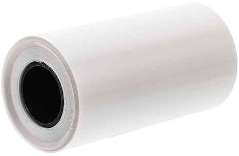 SUPVOX Rouleau de Papier Thermique Autocollant A6 57x30mm Papier Photo Transparent Multi-usage pour Imprimante Thermique Appareil Photo Instantané Fournitures de Bureau