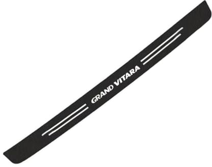 Protector Parachoques Trasero para Suzuki Grand Vitara, Fibra de Carbono Protector Paragolpes Coche Antiarañazos Antigolpes Parachoques Accesorios