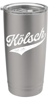 Kölsch Colonia Vaso térmico de acero inoxidable de doble pared