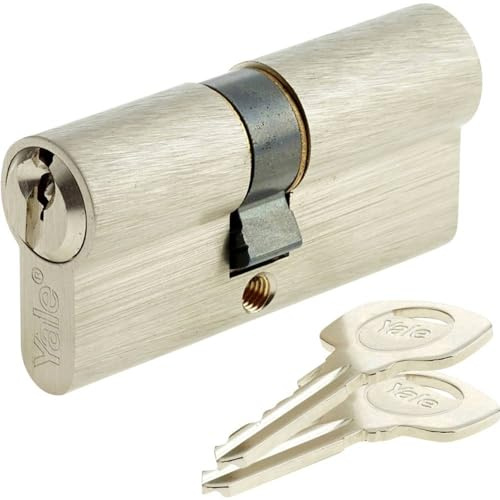 Yale 250-Serie Euro-Profilzylinder – Doppelt – 35/45 – vernickelt – Blistermenge 1