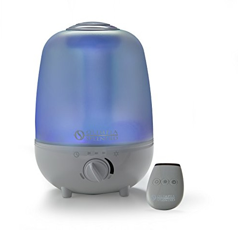 Olimpia Splendid 99424 Limpia 4 Humidificateur d’Air avec Chromothérapie Minuterie 25 W - 35 m²