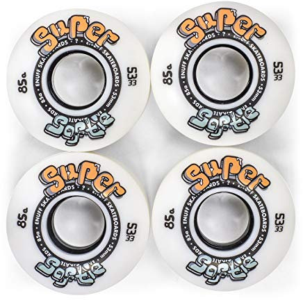 Enuff Skateboards Super Softie Wheels Räder, Erwachsene, Unisex, Weiß (Weiß), 55 mm