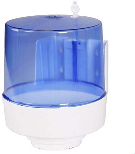Clim Profesional - Dispensador de Rollo de Papel secamanos de distribución Central. Diseño Transparente Que Permite Ver el Uso restante. Válido para bobinas de Papel de disposición Central