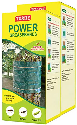 Trade Power Grease Bands 5 M- Pesticide-Free Insect Repellent For Plants & Trees-Insect Control Barrier For Fruit Trees- (Pack of 2)