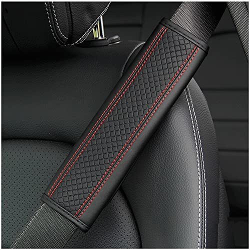 2 Stück Auto Leder Gurtpolster, für Audi A1 A3 A4 A5 A6 A7 A8 Q3 Q5 Q7 Q8 A4L A6L A7L Sicherheitsgurt Schulterpolster Innenausstattung