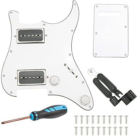 Swnmc 11 Loch HH Pickguard Gitarre Kupfer Schlagbrett & Rückplatte Tremolo Cavity Cover für ST Gitarre